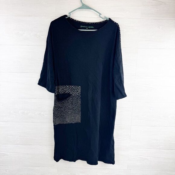 Gudrun Sjoden Polka Dot Pocket Midi Shirt Dress - Picture 2 of 6